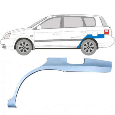 KIA CARENS 1999-2006 REPARATION AV BAKSKÄRM / VÄNSTER