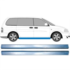 Tröskelplåt reparationspanel för Kia Carnival 1998-2006 / Vänster = Höger (symmetrisk) / Set 10691