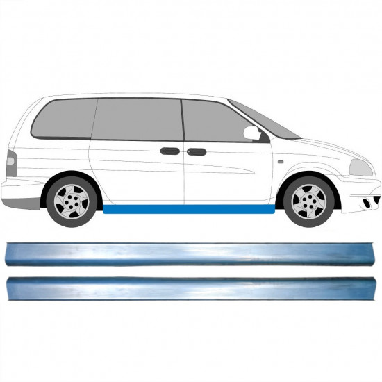 Tröskelplåt reparationspanel för Kia Carnival 1998-2006 / Vänster = Höger (symmetrisk) / Set 10691