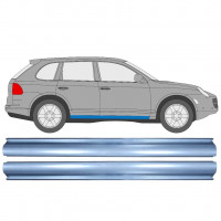 Tröskelplåt reparationspanel för Porsche Cayenne 2002-2010 / Vänster = Höger (symmetrisk) / Set 10002