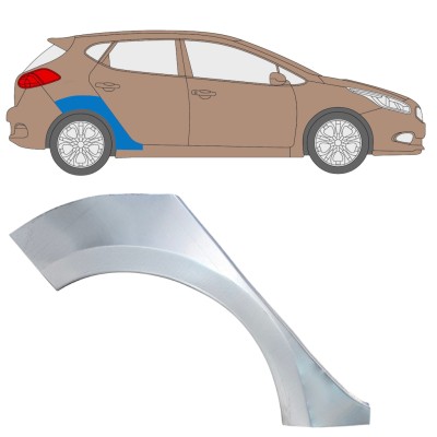 Sidovägg hjulhuskant för Kia Ceed 2012-2018 / Höger 16334