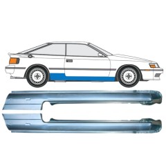 Tröskelplåt för Toyota Celica T16 1985-1989 / Vänster+Höger / Set 9712