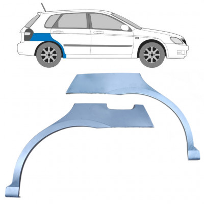 Sidovägg hjulhuskant för Kia Cerato 2004-2008 / Vänster+Höger / Set 10690