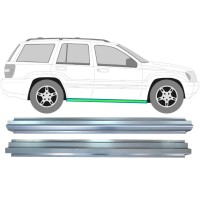 Reparationspanel för inre och yttre tröskel för Jeep Grand Cherokee 1998-2005 / Vänster = Höger (symmetrisk) / Set 17005