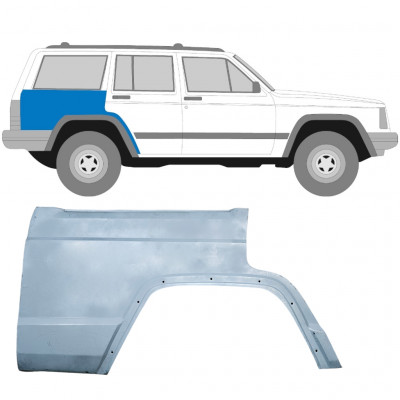 Sidovägg hjulhuskant för Jeep Cherokee XJ 1984-2001 / Höger 5255