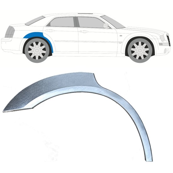 Sidovägg hjulhuskant för Chrysler 300C 2004-2011 / Höger 17205