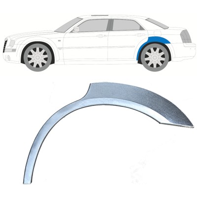 Sidovägg hjulhuskant för Chrysler 300C 2004-2011 / Vänster 17206