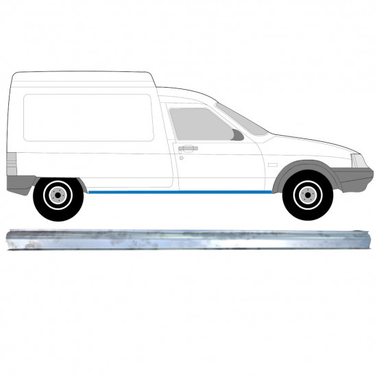 Tröskelplåt reparationspanel för Citroen C15 1984-2005 / Höger 11558