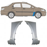 Reparationspanel till framskärm för Honda City 2002-2008 / Vänster+Höger / Set 10047