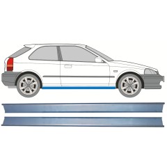 Tröskelplåt reparationspanel för Honda Civic EJ EK 1995-2001 / Vänster = Höger (symmetrisk) / Set 10328