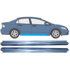 Tröskelplåt reparationspanel för Honda Civic 2005-2011 / Vänster+Höger / SEDAN / Set 11008