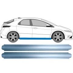 Tröskelplåt reparationspanel för Honda Civic 2005-2011 / Vänster+Höger / Vänster = Höger (symmetrisk) / Set 12871
