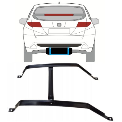 Hållarsats bränsletank för Honda Civic 2005-2011 15042
