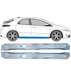 Tröskelplåt för Honda Civic 2005-2011 / Vänster+Höger / Set 9668