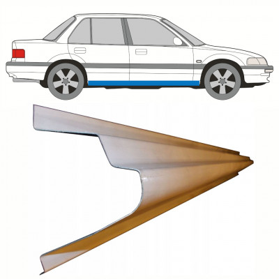 HONDA CIVIC 1987-1991 4 DÖRRAR TRÖSKELPLÅT TILL / HÖGER = VÄNSTER