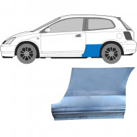 Sidovägg hjulhuskant för Honda Civic 2001-2005 / Vänster 6727