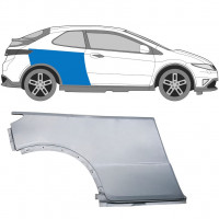 Sidovägg hjulhuskant för Honda Civic 2005-2011 / Höger 6636