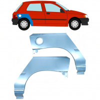 Sidovägg hjulhuskant för Renault Clio 1990-1998 / Vänster+Höger / Set 9848