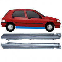 Tröskelplåt reparationspanel för Renault Clio 1990-1998 / Vänster+Höger / Set 11014