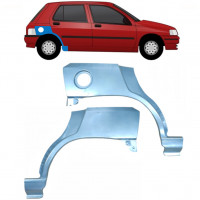 Sidovägg hjulhuskant för Renault Clio 1990-1998 / Vänster+Höger / Set 9849