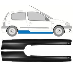 Tröskelplåt för Renault Clio II 1998-2012 / Set 17164