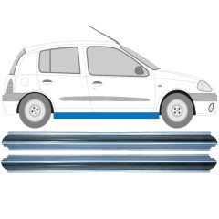 Tröskelplåt reparationspanel för Renault Clio II 1998-2012 / Vänster+Höger / Set 9344