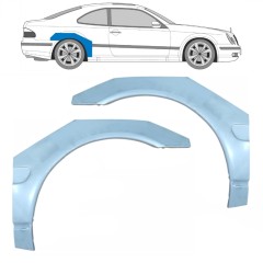 Sidovägg hjulhuskant för Mercedes CLK W208 1997-2003 / Vänster+Höger / Set 9174