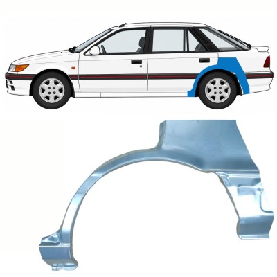 Sidovägg hjulhuskant för Mitsubishi Colt 1988-1992 / Vänster 10796
