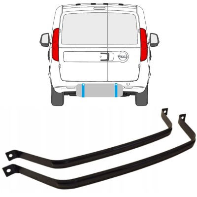 Hållarsats bränsletank för Opel Combo D 2011-2018 15041