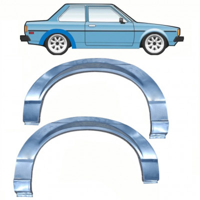 Sidovägg hjulhuskant för Toyota Corolla 1979-1987 / Vänster+Höger / Set 10807