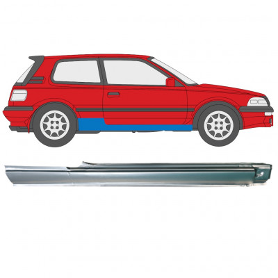 Tröskelplåt reparationspanel för Toyota Corolla 1987-1992 / Höger 7049