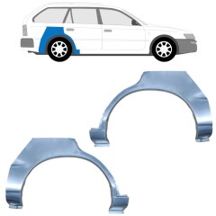 Sidovägg hjulhuskant för Toyota Corolla E10 1991-1998 / Vänster+Höger / COMBI / Set 12657