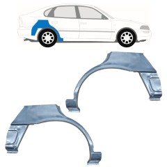 Sidovägg hjulhuskant för Toyota Corolla E10 1991-1998 / Vänster+Höger / LIFTBACK / Set 12663