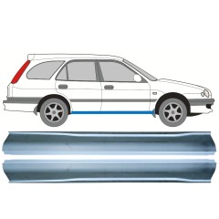 Tröskelplåt reparationspanel för Toyota Corolla E11 1997-2002 / Vänster+Höger / Set 9885