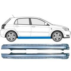 Tröskelplåt för Toyota Corolla E12 2001-2007 / Vänster+Höger / Set 9486