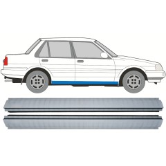 Tröskelplåt reparationspanel för Toyota Corolla E8 1983-1988 / Vänster+Höger / Set 9883