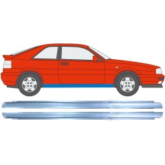 Tröskelplåt reparationspanel för Volkswagen Corrado 1987-1995 / Vänster+Höger / Set 11327