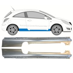 Tröskelplåt för Opel Corsa D 2006-2015 / Vänster+Höger / HATCHBACK / Set 14574