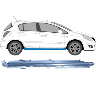 Tröskelplåt reparationspanel för Opel Corsa 2006-2015 / Höger 6879