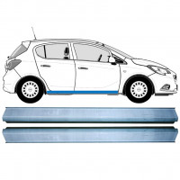 Tröskelplåt reparationspanel för Opel Corsa E 2014-2019 / Vänster+Höger / Set 12883