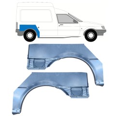Sidovägg hjulhuskant för Ford Courier 1992-1995 / Vänster+Höger / Set 10255