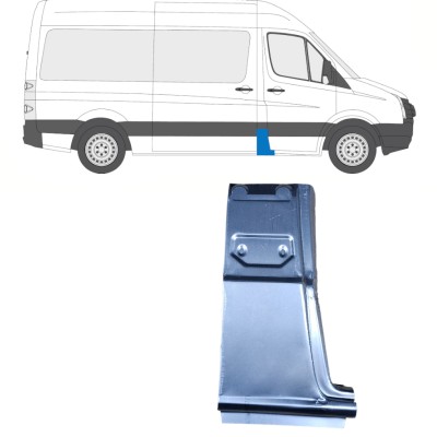 Reparationspanel för stolpe för Volkswagen Crafter 2005-2017 / Höger 13750