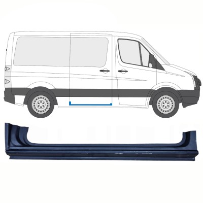 Skjutdörr tröskel reparationspanel för Volkswagen Crafter 2005-2017 / Höger 13893