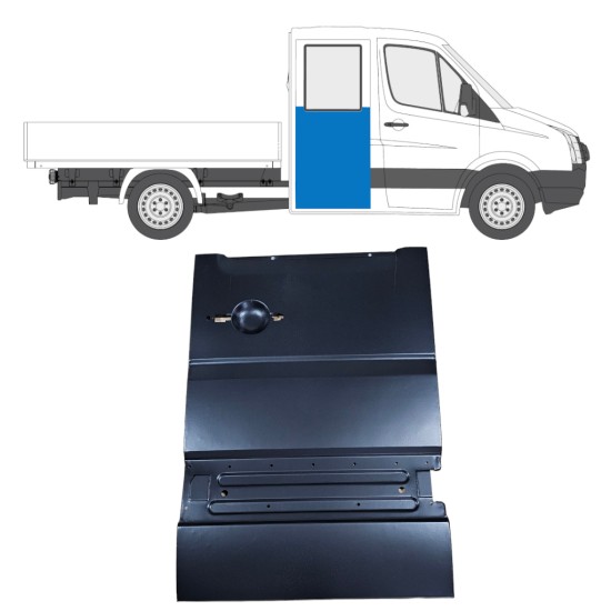 Reparationspanel för bakdörr för Volkswagen Crafter 2005-2017 / Höger 14237
