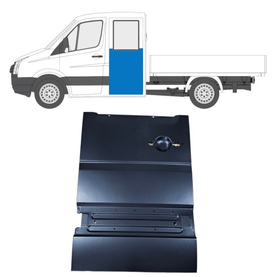 Reparationspanel för bakdörr för Volkswagen Crafter 2005-2017 / Vänster 14238