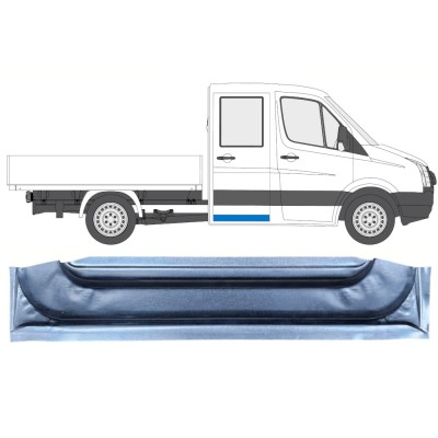 Bakdörr reparationspanel inre för Volkswagen Crafter 2005-2017 / Vänster = Höger (symmetrisk) 13747
