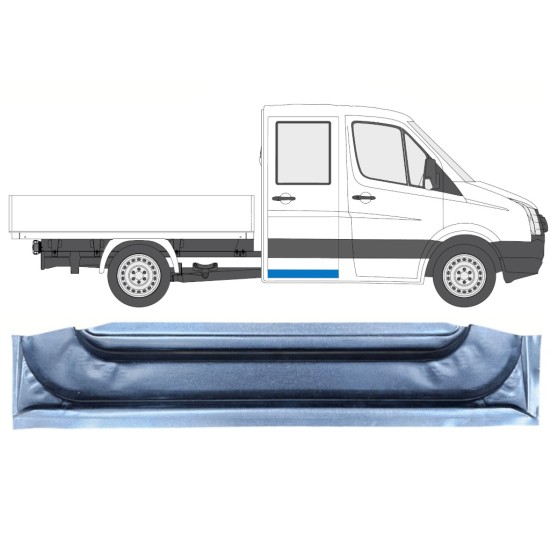 Bakdörr reparationspanel inre för Volkswagen Crafter 2005-2017 / Vänster = Höger (symmetrisk) 13747