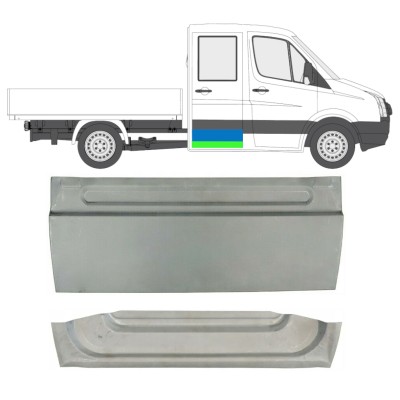 Reparationspanel för bakdörr för Volkswagen Crafter 2005-2017 / Vänster = Höger (symmetrisk) / Set 14126