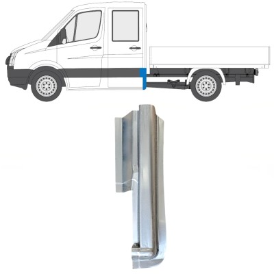 Bak hörn reparationspanel för Volkswagen Crafter 2005-2017 / Höger 15509
