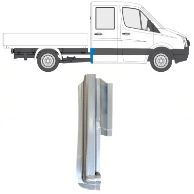 Bak hörn reparationspanel för Volkswagen Crafter 2005-2017 / Höger 15508